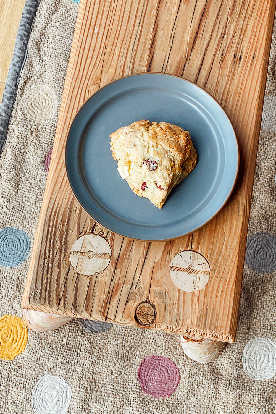 Cranberry-Orange White Chocolate Scone