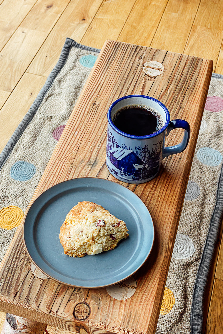 Cranberry-Orange White Chocolate Scone